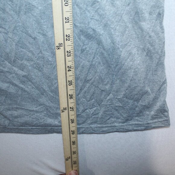 The Nike Tee Men Gray Tee Shirt Running Dri Fit Casual Size LT - Picture 8 of 10